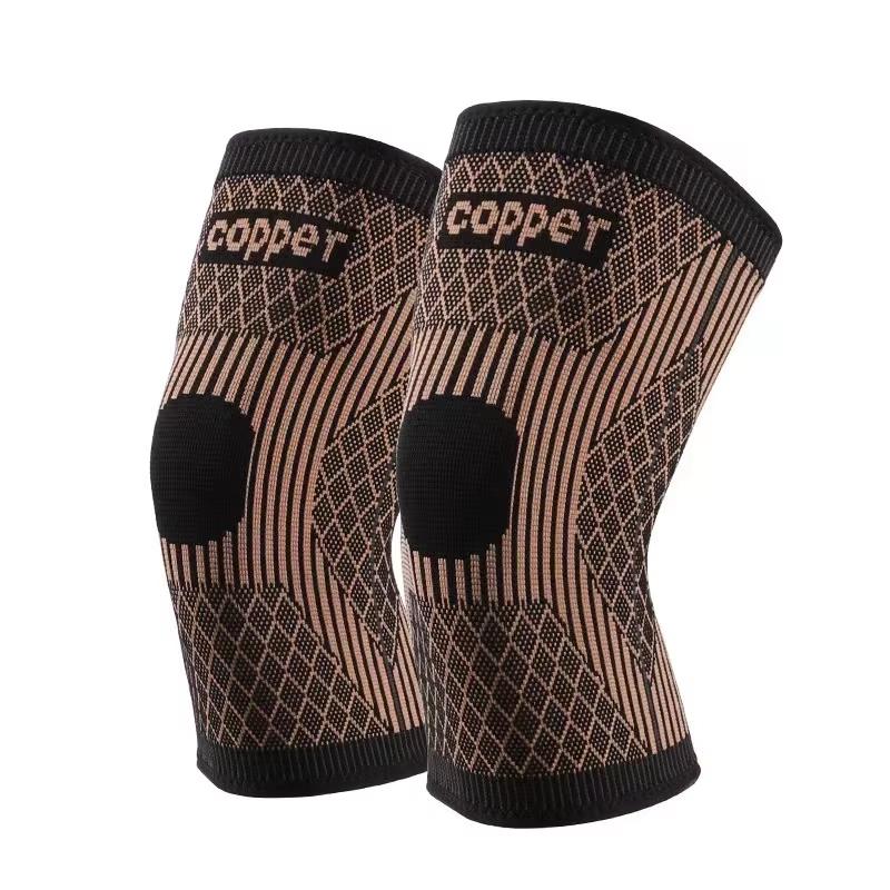 High Quality Durable Breathable Anti-Slip Fitness Elastic Compression Thin Sports Knee Pad чёрный