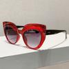 Retro UV400 Cateye Sunglasses Oversized Black Frame Women Summer Shades Female Fashion Glasses
