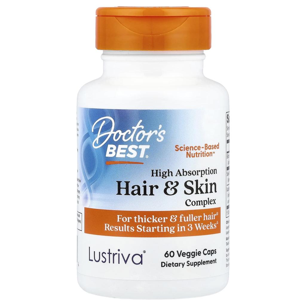 Doctor's Best Hair and Skin Complex, 60 Veggie Capsules