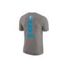 Jordan T Shirts Men's Gray Crew Neck Moderate Straight Fit DJ8350-088