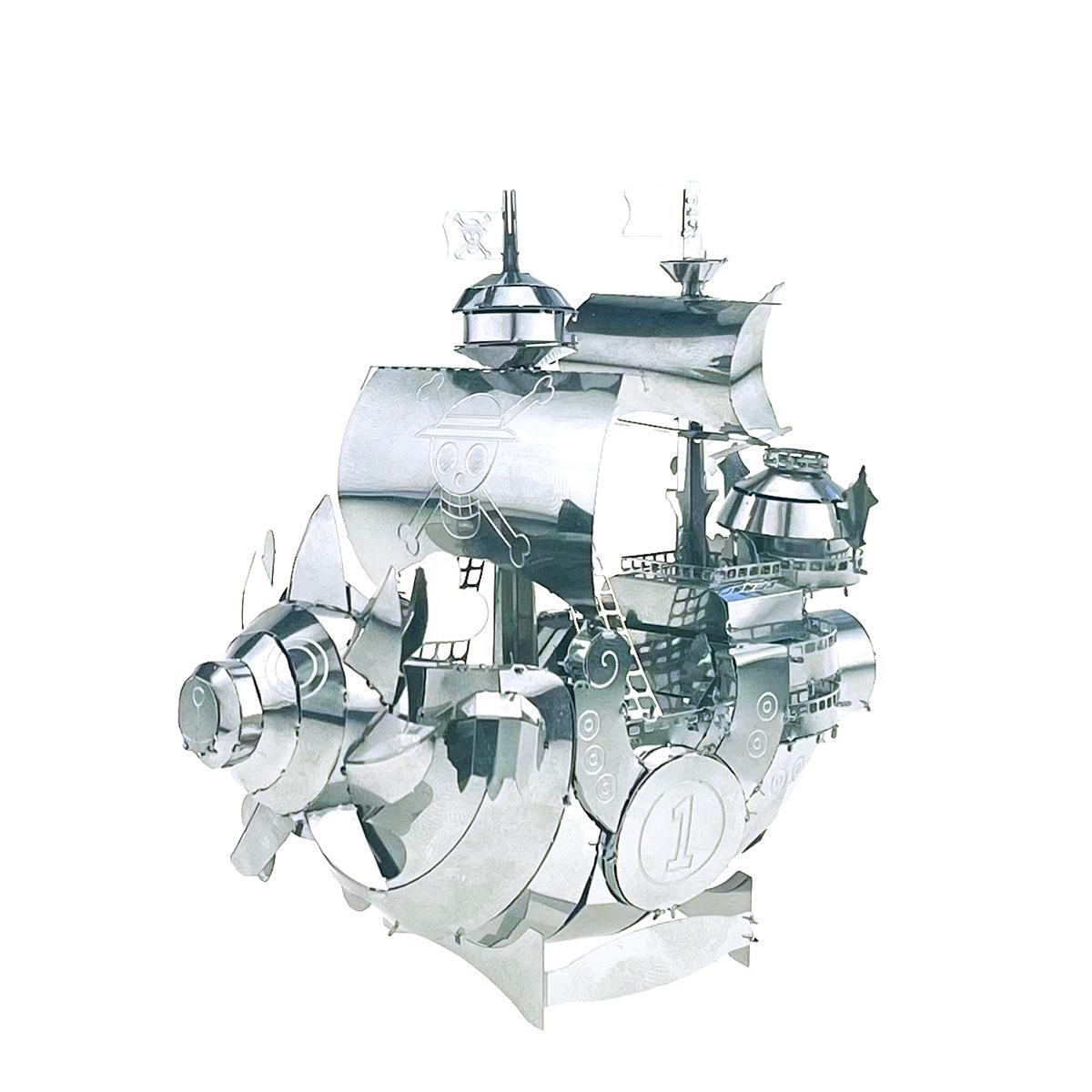 

3D DIY Metal Puzzle: Thousand Sunny Ship Model