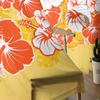 Hawaiian Tropical Flower Summer Voile Sheer Curtains Living Room Window Chiffon Tulle Curtain Kitchen Bedroom Drapes Home Decor
