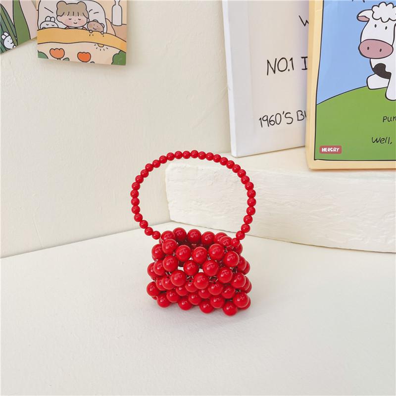 Adorable Mini Children's Handcrafted Pearl Bag For Girls Compact Crossbody Style