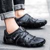 Fashion Large Size 48 Outdoor Flat Shoes High Quality Leather Casual Mens Breathable Walking for Men Summer Handmade Loafers Soft Drivin