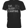 Camping T Shirt Motorhome Accessories Tent Holiday Premium Vintage Washed Slightly Homme Unisex