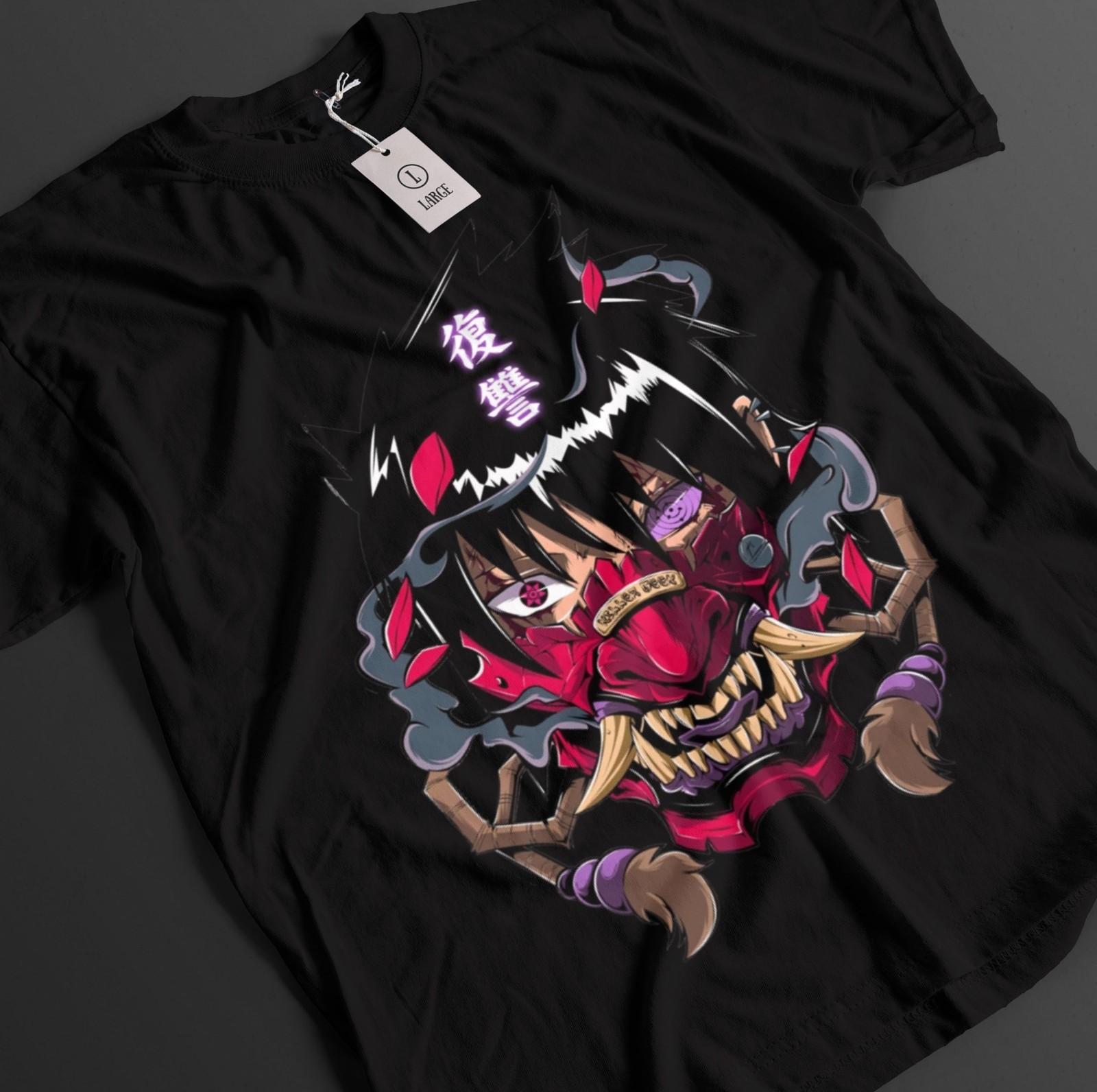 

Naruto Shirt Sasuke Tshirt Itachi Uchiha T-Shirt Mens Womens Tees Top Orochimaru Top Anime Unisex Tee XL