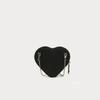 Vivienne Westwood Direct Import Saffiano New Heart Cross Bag Black