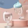 Baby Sippy Cup With Stem, Children's Straw Water Cup, Drop-proof With Scale.