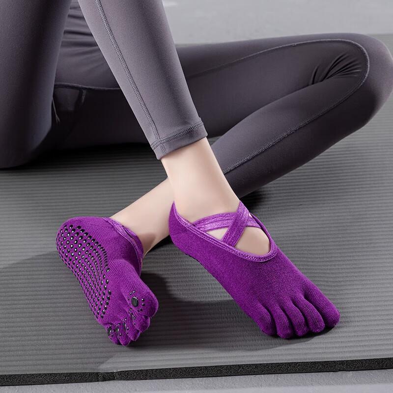 WEZHO Non-slip Five-Finger Yoga & Pilates Socks
