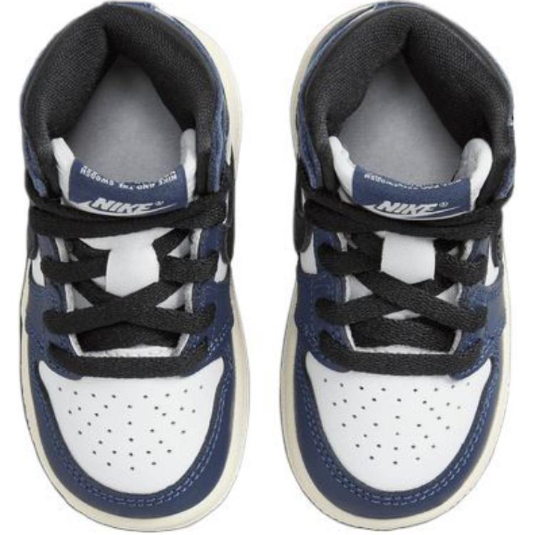 Air Jordan 1 Retro High OG TD Midnight Navy Baby Sneakers Blue Black White FD1413-401