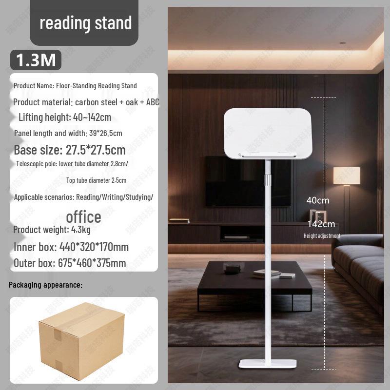 Solid Wood Adjustable Stand for Music Sheets, Books, Laptops, Projectors, and More