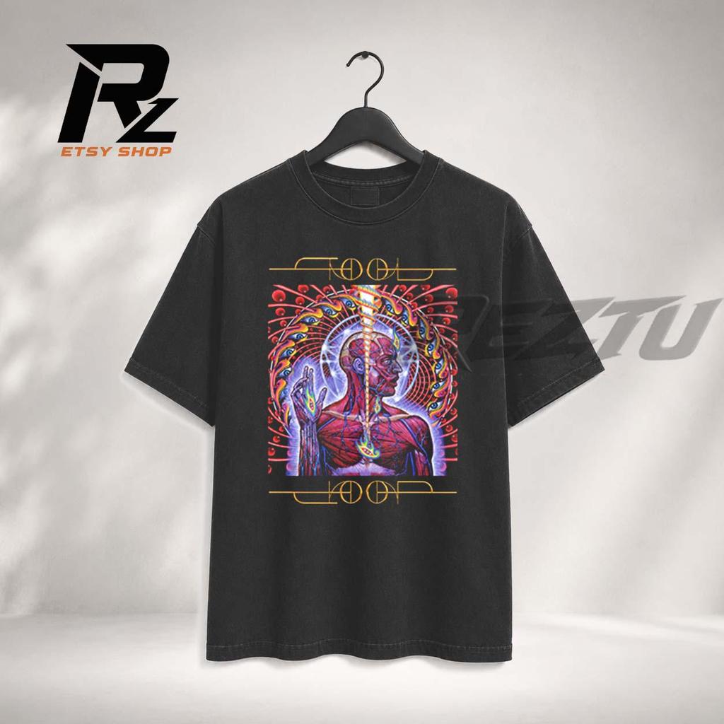 Camiseta del álbum Lateralus de Tool, Merchandising Retro de Música Metal de los 90, Camiseta de Rock Unisex