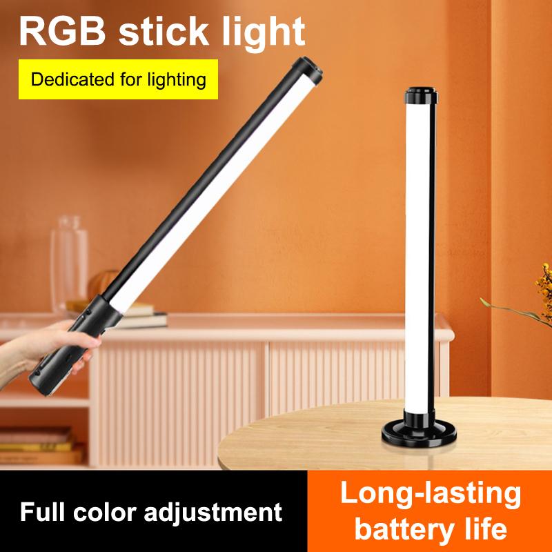 Handheld Desktop Fill Light Rgb Colorful Stick Light Live Photography Led Atmosphere Beauty Video Light Photography Studio Lamp