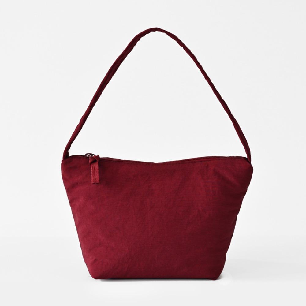 

Korean Style Cloth Shoulder Bag Large Capacity Tote Bag Portable Nylon Handbag Women вино красного