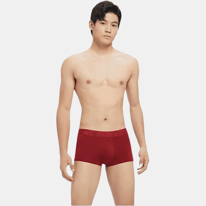 Calvin Klein Comfortable Low Rise Solid Boxer Briefs Men underwear Red NB3312-XKG