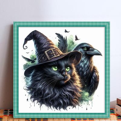Animal Printed Cross Stitch Kit DIY 11CT Embroidery Craft Set Home Decor