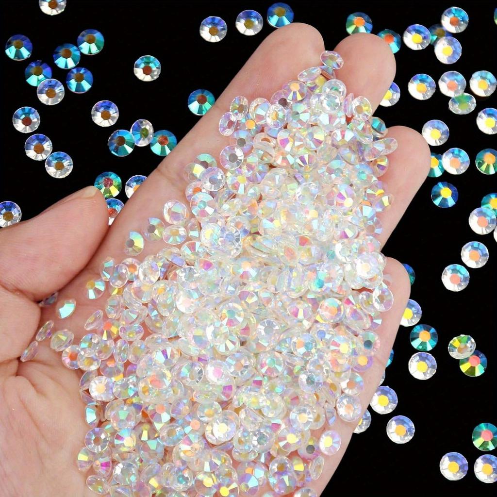 1000 szt. 4mm żywiczne cyrkonie flatback, różowe AB kolorowe cyrkonie żywiczne flatback typu jelly do kubków, butelek, bidonów, dekoracji rękodzieła