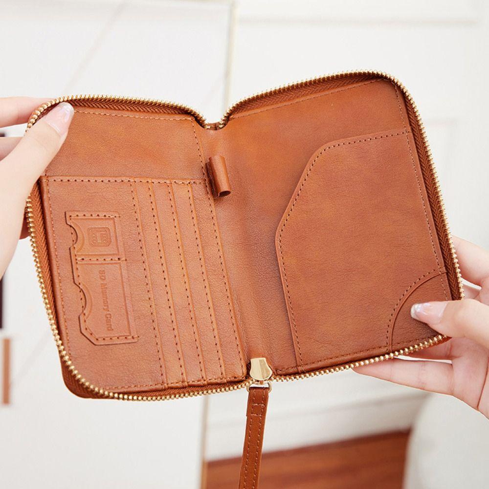 

Card Case Passport Cover with SIM Card Slots Multifunction RFID Blocking Passport Clip Male сірий