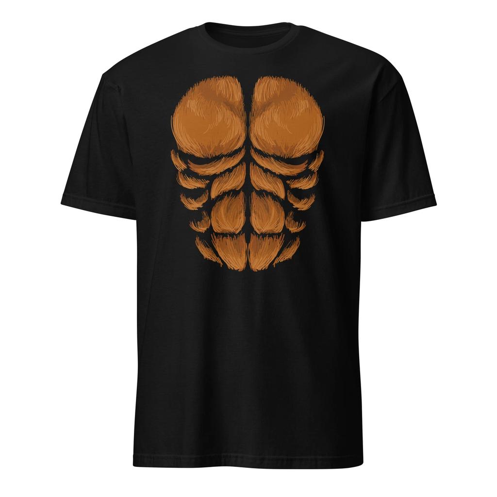 Bigfoot Chest Halloween Costume Hairy Monkey Sasquatch T-Shirt Size S-3XL Gift