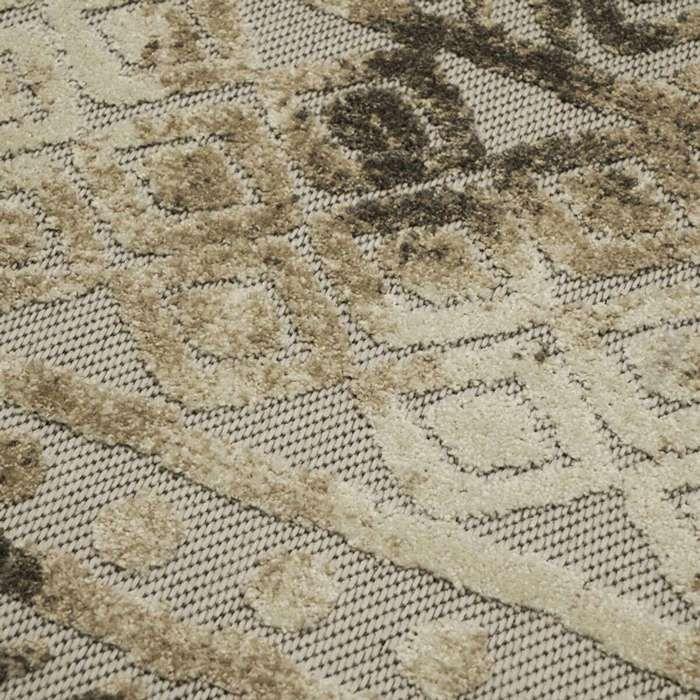 Tapis moderne salon gris brun 160x230