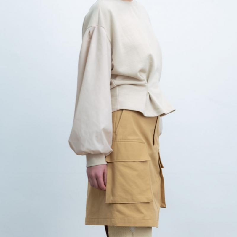 Cluto Boogie Skirt Beige