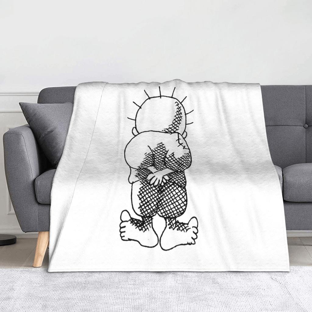 Hanthala From Palestine Palestinian People Blankets Fleece Portable Super Soft Throw Blankets for Home Office Rug Piece