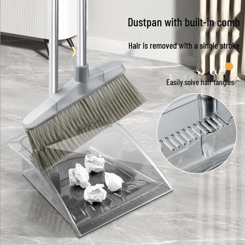 CAKINGYA Magnetic Broom & Dustpan Cleaning Set