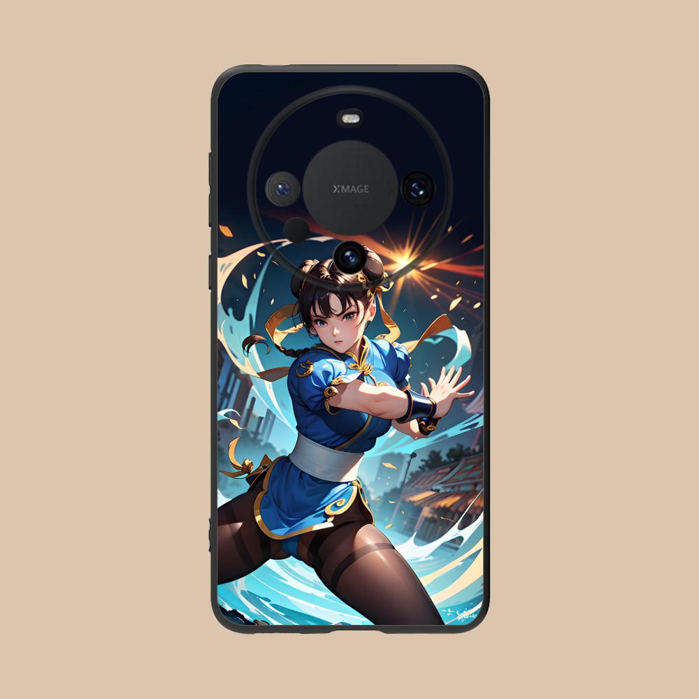 Street Fighter Chunli Phone Case for Huawei Mate 60 50 40 30 20 10 Pro Plus Lite E 5G Colorful Printing Cover Cover Luxury