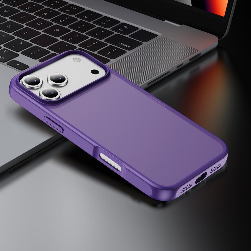 For IPhone17 ProMax 2.5mm Acrylic Skin Friendly Feel, Wear-resistant, Anti Drop, Anti Fingerprint Phone Case