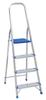 Free-Standing Aluminum Ladder 154 Cm 3 Steps + Platform - Dr1103