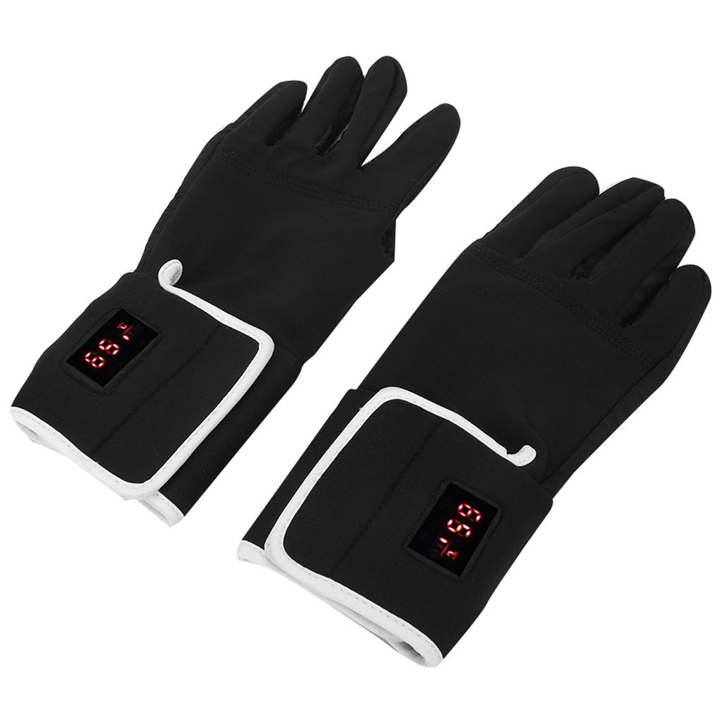 Intelligent Electric Heating Gloves Adjustable Winter Outdoor Sport Warm Keeping GlovesEU Plug 220V