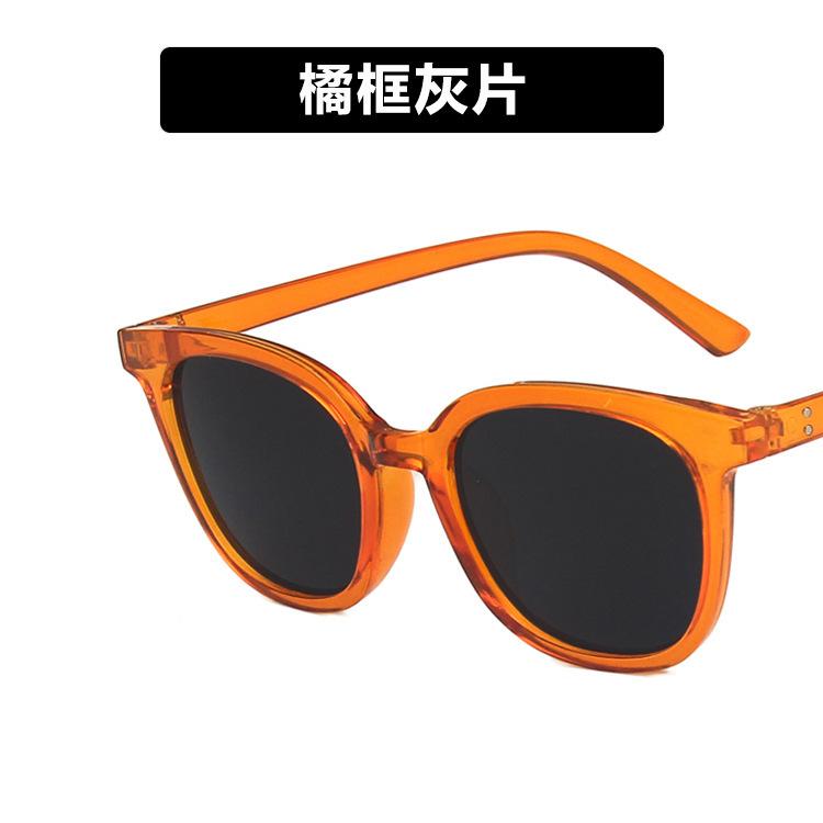 Square cat eye sunglasses women's new brown sunglasses travel street sunglasses take pictures