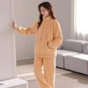 Pajamas Women'S Winter Coral Fleece Thickened Fleece Warm Women'S Autumn And Winter Flannel Can Be Worn Outside Winter Loungewear
