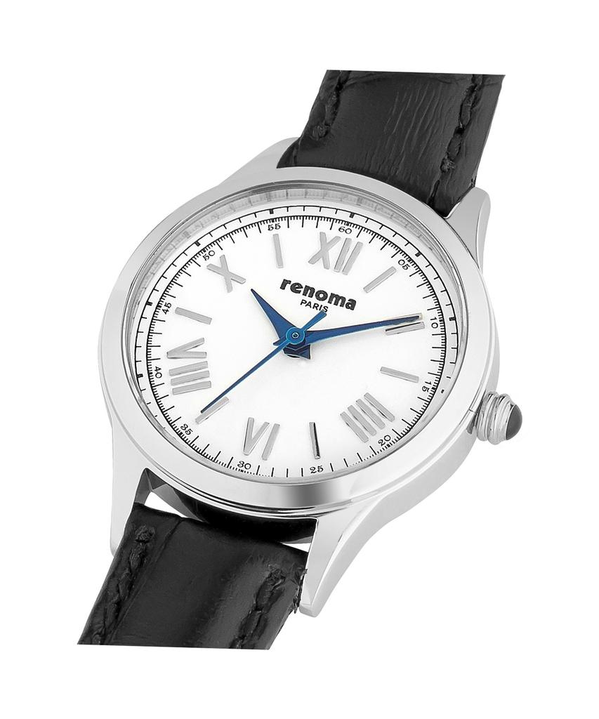 Lenomasigye Classic Rome Women'S Leather Watch Re5460Lbk