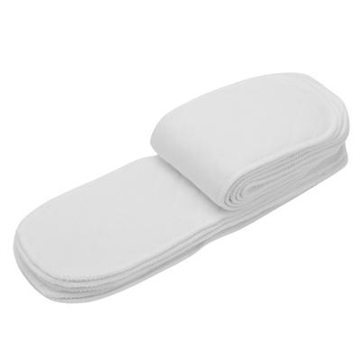 10 piezas Suave y Transpirable Bebé Niño Algodón Moderno Pañal de Tela Forros Insertos 6 Capas