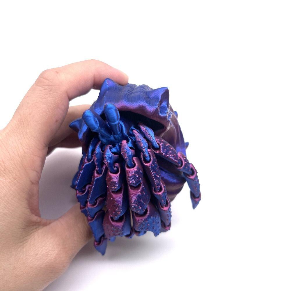 Removable 3D Printed Hermit Crab Conch Shell 3D Articulated Crab Toys  Fish Tank