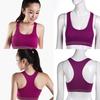 Showme Dame Sømløs Racerback Sports BH Topp Yoga Fitness Polstret Stretch Workout