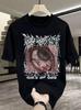 Tricou pentru bărbați, Tricou Grafic Heavy Metal, Design cu Ochi Horror Gotic, pentru Concerte & C