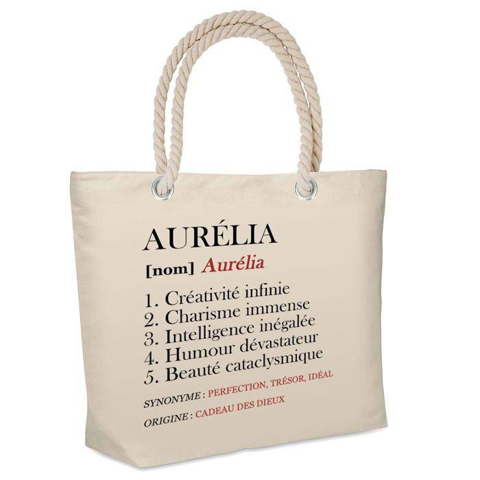 Sac de plage - PLANETEE - Aurélia Définition - Coton - Grande contenance - Imprimé en France