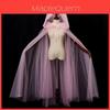 New Mesh Cloak Halloween Cape With Hood For Unisex Cosplay And Costume Parties