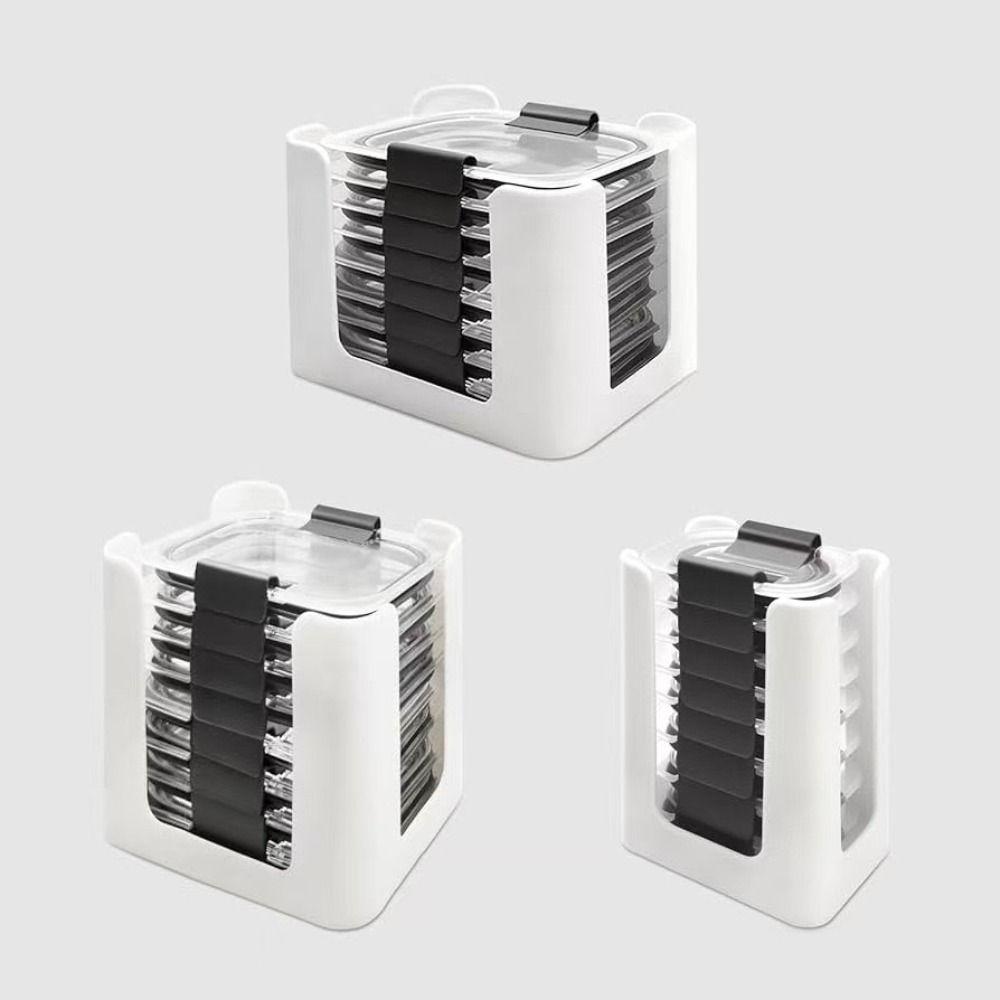 3 Stück Plastik-Lebensmittelbehälter-Deckel-Organizer für Rubbermaid Brilliance für Küchenschrank