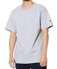Champion Authentic Basic Short Solid Gray T-Shirt, Men's, Sleeve, Cotton, Color, XXL,