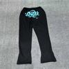 Completo da uomo Streetwear con felpa e pantaloni jogger, casual, vestibilità larga, in cotone, tuta sportiva