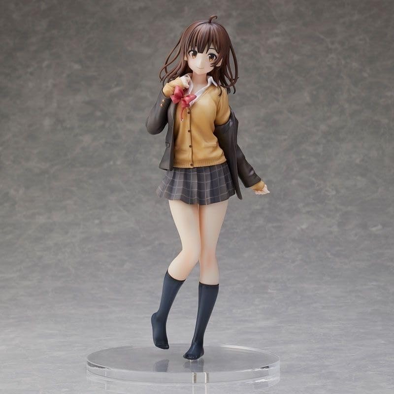 Beautiful Girl Shaving High School Student Hara Sa Figure Excellent Anime Figure Toy Dream Chassis 2D Figurine Height Unofficial (Standing 25cm)