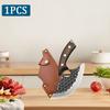 WXCOO Multifunctional Fish Cutter Knife Stainless Steel Butcher Knife Meat Cleaver Sharp Blade Bottle Opener Kitchen Knife