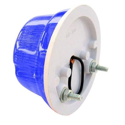 12V Round Flashers Lights Universal Vehicle For Truck Tractor Bus,Iseki,Yanmar L1500, L175, L2000 Lights Emergency Vehicle Flashers Blue| 2 Pieces