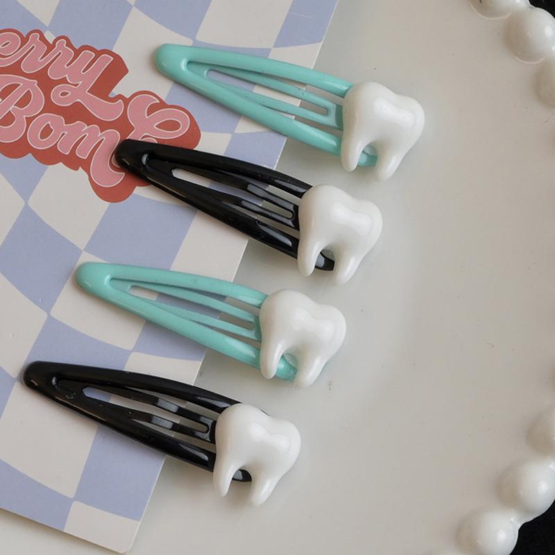 Delicate Bangs Clip Tooth Y2K Barrettes Clip Harajuku Hairpin Sweet Girls Hair Harajuku Lady Mini Tooth