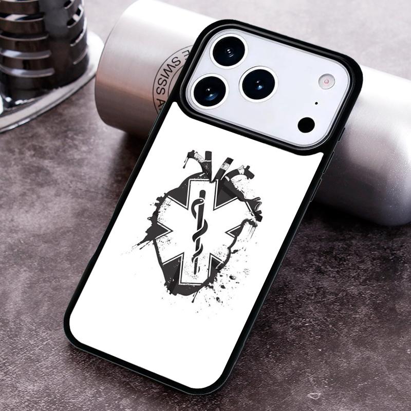 EMT EMS Medical Rescue Phone Case For iPhone 17 16 15 14 13 12 11 Pro Max Plus 17Air Soft Silicone Cover