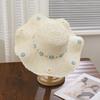 Summer Straw Hat For Women With Wide Brim Sun Protection And Breathable Paper Straw Material