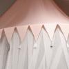 Removable and Washable Ceiling Semi-round Mosquito Net Beautiful Color Tassel Children's Princess Bed